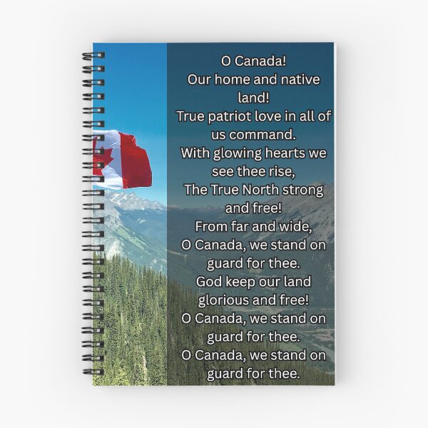 Item preview, Oh Canada anthem lyrics  designed and sold by Budibabe.
