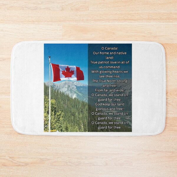 Item preview, Oh Canada anthem lyrics  designed and sold by Budibabe.