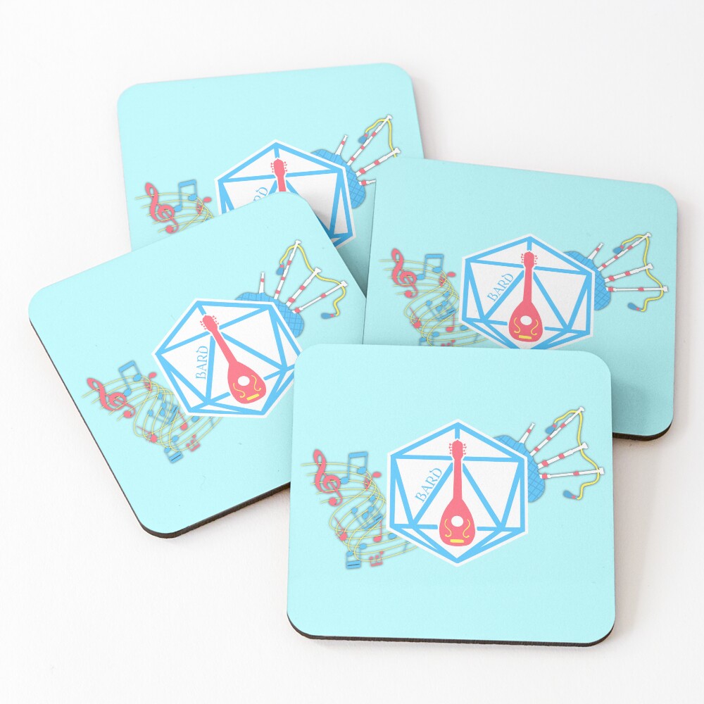 Item preview, Coasters (Set of 4) designed and sold by DarkMoonEmblems.