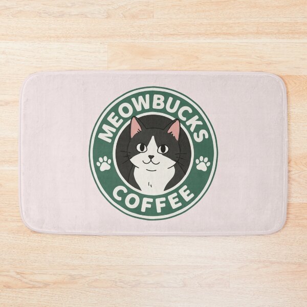 Item preview, Meowbucks Coffee Cute Tuxedo Cat  designed and sold by wingoo22.