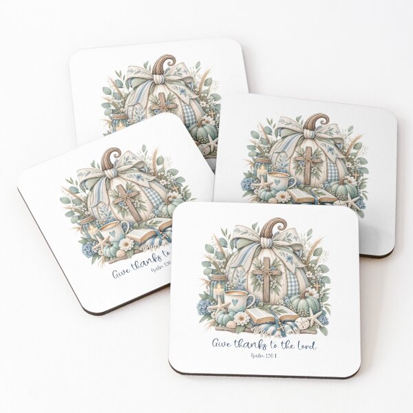 Item preview, Give Thanks to the Lord — Psalm 136:1 Scripture Art | Christian Gratitude Design designed and sold by Grace Works Studio by Kelly Florence .