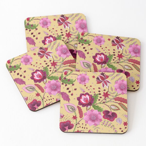 Item preview, Indian Lotus Tapestry – Saffron Cream designed and sold by Piret Victoria Ribas.