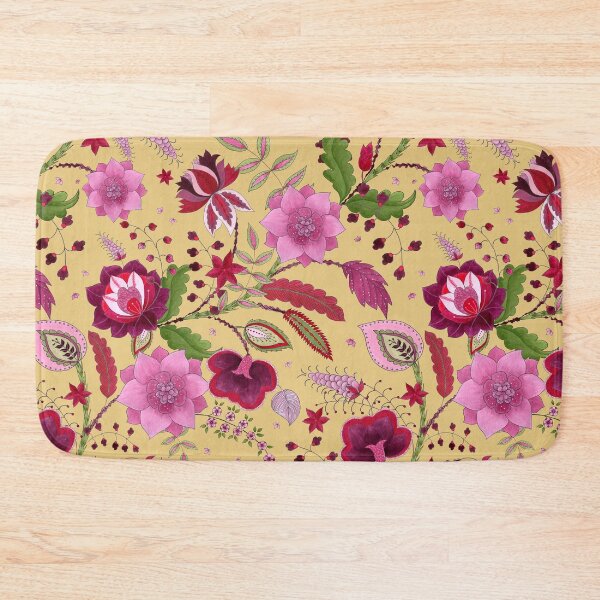 Item preview, Indian Lotus Tapestry – Saffron Cream designed and sold by Piret Victoria Ribas.