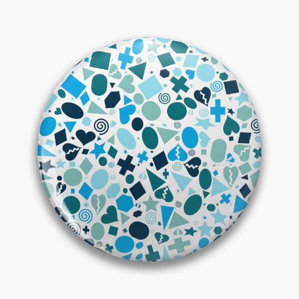 Item preview, Playful Geometry Cool Aqua designed and sold by TexSta.
