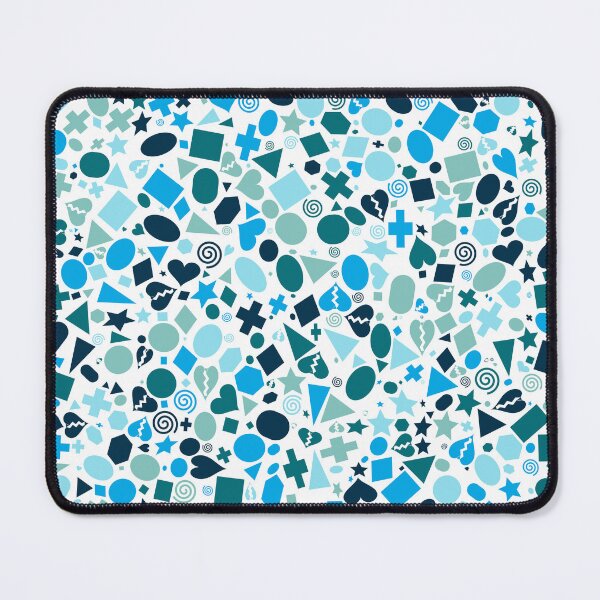 Item preview, Playful Geometry Cool Aqua designed and sold by TexSta.