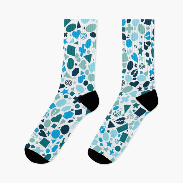 Item preview, Playful Geometry Cool Aqua designed and sold by TexSta.