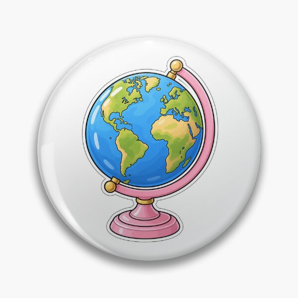 Item preview, Pink globe designed and sold by GridiStudio.