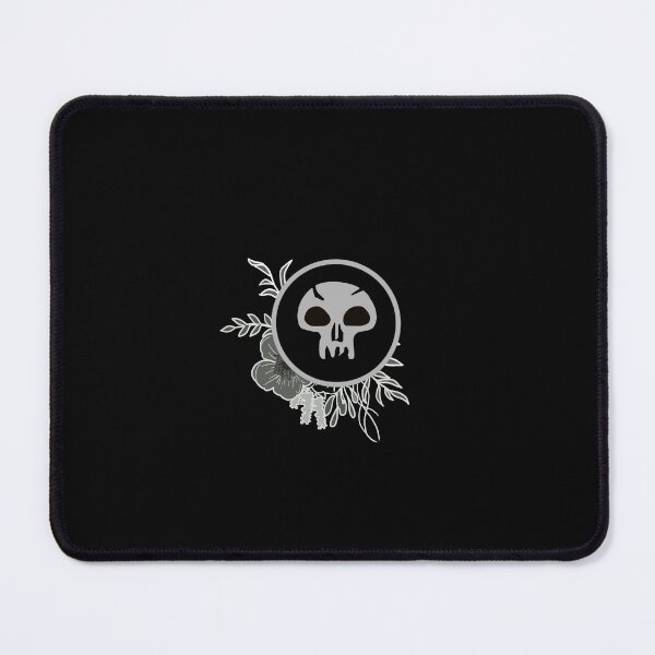 Item preview, Black Mana Floral designed and sold by DarkMoonEmblems.