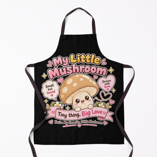 Item preview, My Little Mushroom – Tiny Thing Big Love Cute Kawaii Mushroom designed and sold by MathuraPresent.