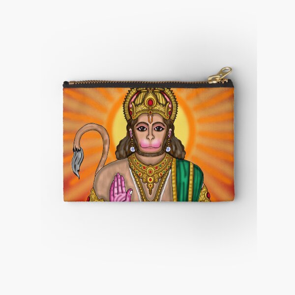 Artikelvorschau, Digitale Zeichnung von Lord Hanuman | Kraftvolles Kunstwerk und Andachtsillustration des Hindu-Gottes entworfen und verkauft von Harshit_Digital_Arts.