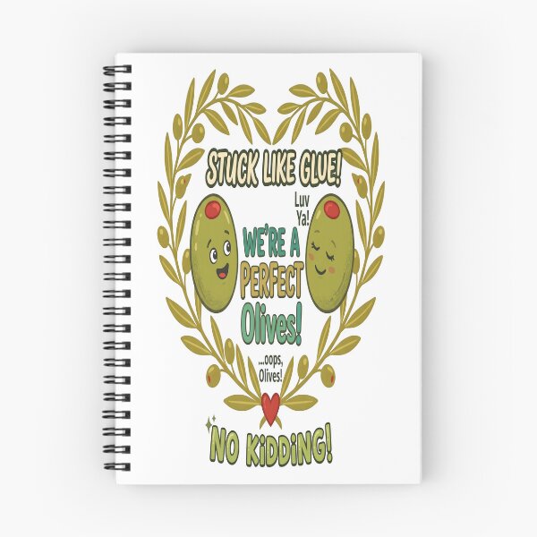 Item preview, Stuck Like Glue Cute Olive Pun Couple designed and sold by MAJCO-ART.