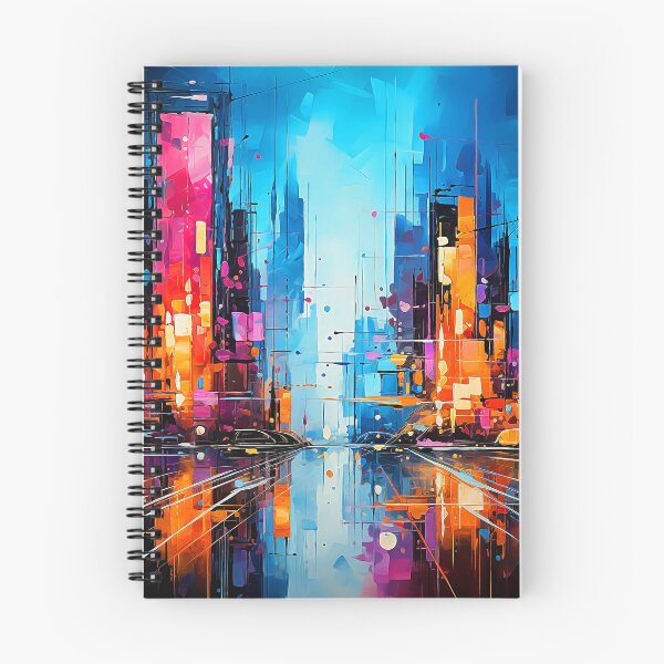 Item preview, Cyberbunk Futuristic Big City Scene Colorful Modern Abstract  designed and sold by DEC02.