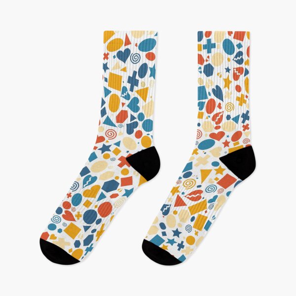 Item preview, Playful Geometry Sunset Blue designed and sold by TexSta.