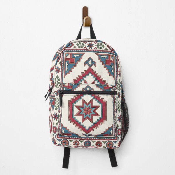 Item preview, Vintage Folk Art Geometric Tribal Star Pattern designed and sold by arteresting-art.
