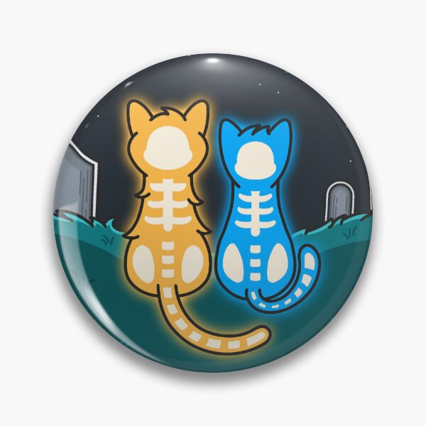 Item preview, Together In Death - A Couple of Cats in the Cemetery designed and sold by BuenoStudio.