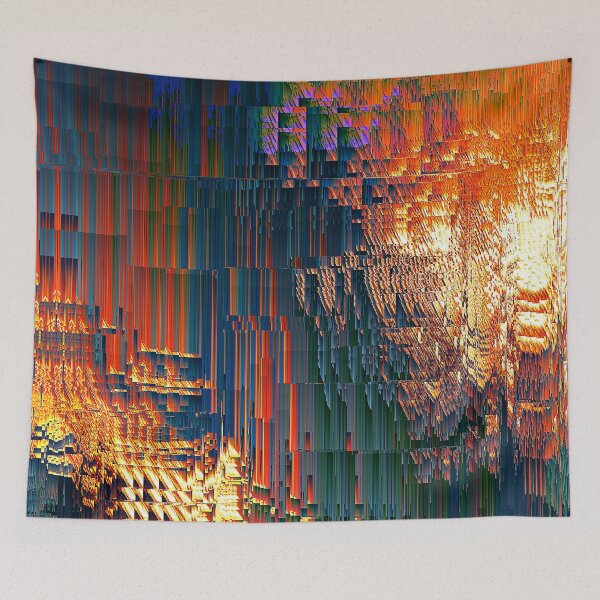 Item preview, Cyberpunk Futuristic Bold And Edgy Abstract Glitch Art designed and sold by DEC02.