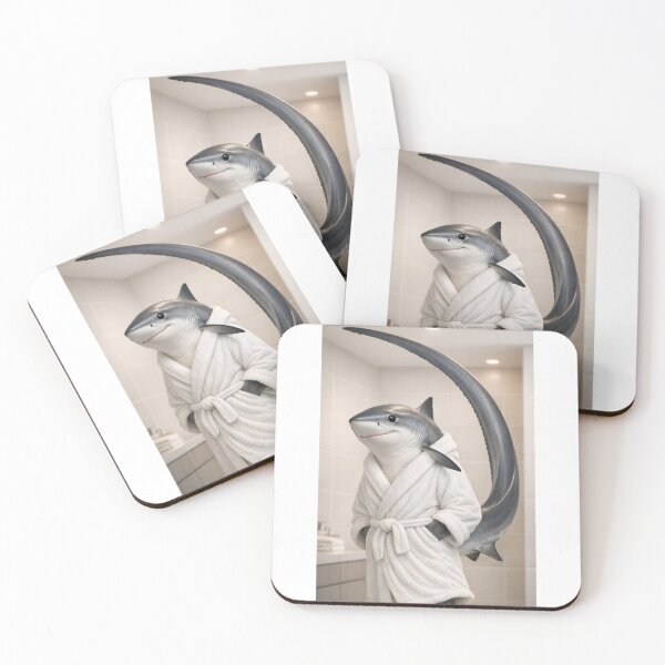 Item preview, Thresher Shark Wearing a Bathrobe designed and sold by Sillytoe.