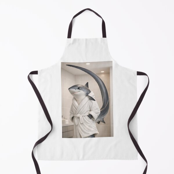 Item preview, Thresher Shark Wearing a Bathrobe designed and sold by Sillytoe.
