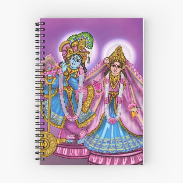Item preview, Radha Krishna Digital Drawing | Divine Hindu Couple Spiritual Artwork designed and sold by Harshit_Digital_Arts.