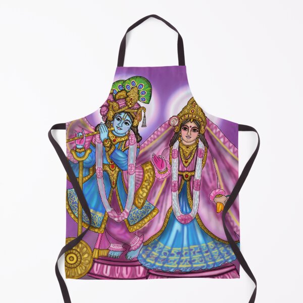 Item preview, Radha Krishna Digital Drawing | Divine Hindu Couple Spiritual Artwork designed and sold by Harshit_Digital_Arts.