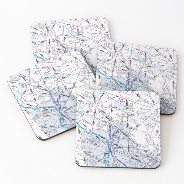 Item preview, Enroute Low Altitude Chart (ELUS3) white designed and sold by LAPilotGirl.