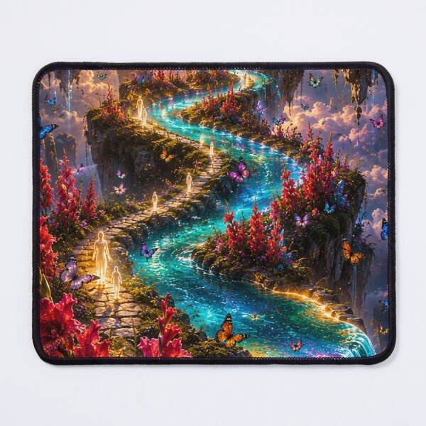 Item preview, Crystal Path Floating Islands Sunset designed and sold by nardreelxz.