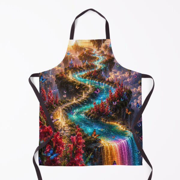 Item preview, Crystal Path Floating Islands Sunset designed and sold by nardreelxz.
