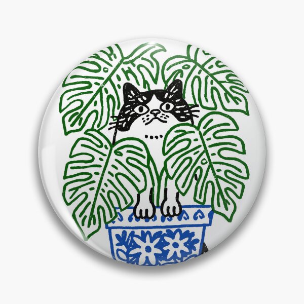 Item preview,  Hidden Cat Energy - Monstera Plant Mom Aesthetic designed and sold by Stillness store.