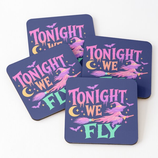 Item preview, Tonight We Fly – Whimsical Witchcore Halloween Art designed and sold by DesignHouse07.