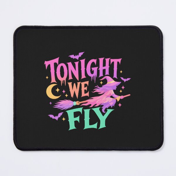 Item preview, Tonight We Fly – Whimsical Witchcore Halloween Art designed and sold by DesignHouse07.