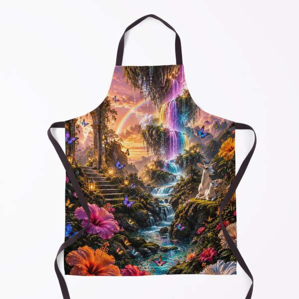 Item preview, Floating Garden Rainbow Waterfall Portal designed and sold by nardreelxz.