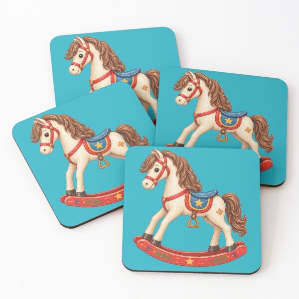 Item preview, Vintage Rocking Horse designed and sold by JessouArt.