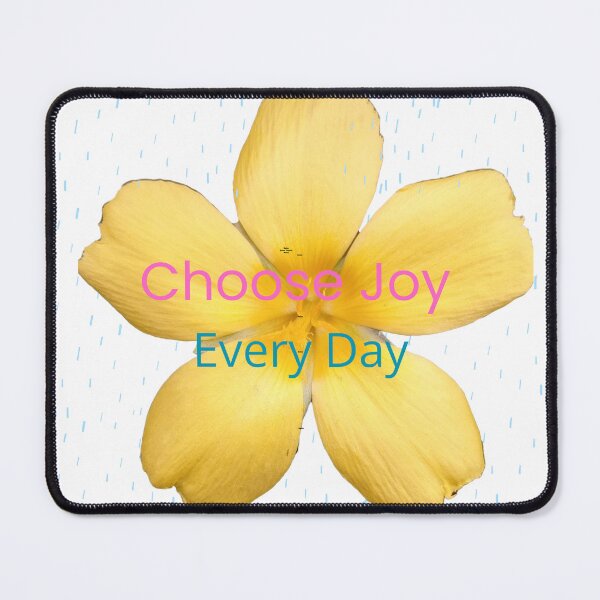 Item preview, Choose Joy Every Day – Yellow Flower designed and sold by Kuevitaglowshop.