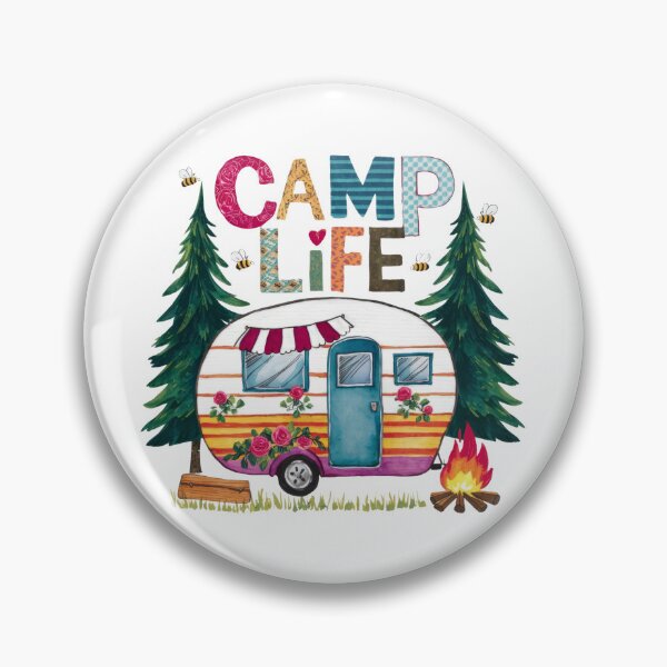 Item preview, Camp Life Cute camper designed and sold by aponwao.