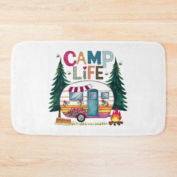 Item preview, Camp Life Cute camper designed and sold by aponwao.