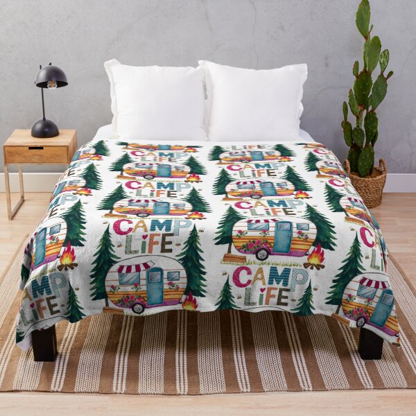 Item preview, Camp Life Cute camper designed and sold by aponwao.