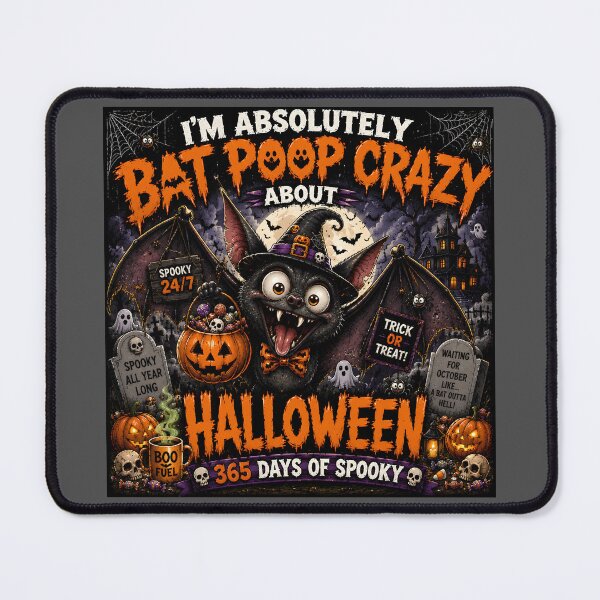 Item preview, Bat Poop Crazy About Halloween – 365 Days of Spooky designed and sold by Hornace88studio.