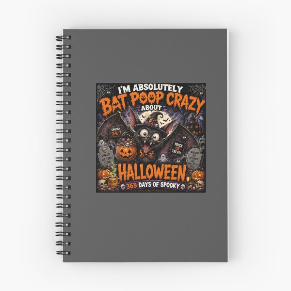 Item preview, Bat Poop Crazy About Halloween – 365 Days of Spooky designed and sold by Hornace88studio.