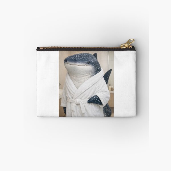 Item preview, Whale Shark Wearing a Bathrobe designed and sold by Sillytoe.