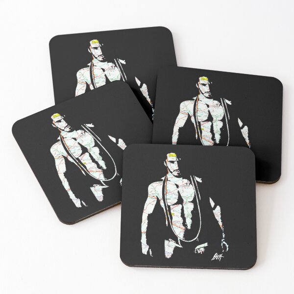 Item preview, Occitanie Dominance – Toulouse & Albi Muscled Daddy in Singlet Map Art designed and sold by NLMKArtStudio.