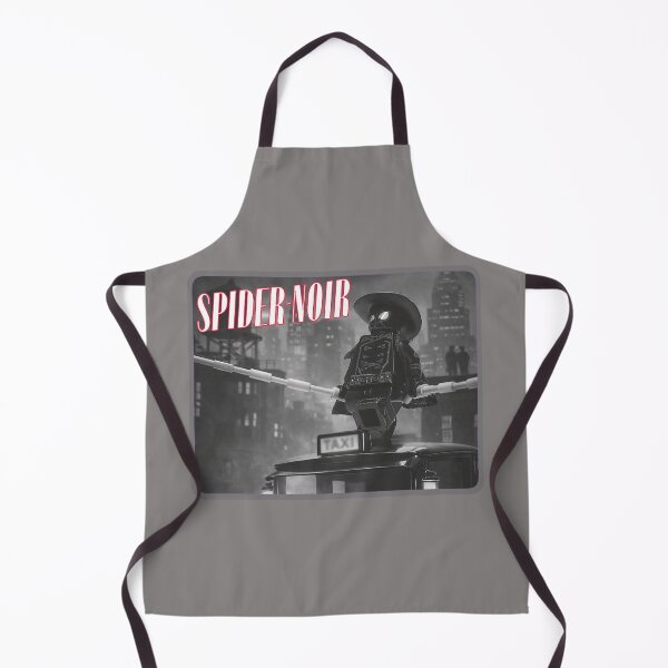Item preview, Noir Web Slinger Black and White Nic CageBrick Parody Spider Detective Fight Scene Large Design designed and sold by barefootmk.
