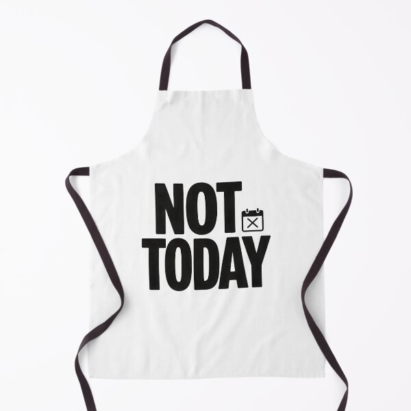Item preview, Not Today Funny Sarcastic Minimalist Typography Design designed and sold by Spirit of Siam.