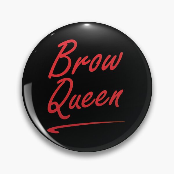 Item preview, Brow Queen Red Script Text Graphic designed and sold by ercszur.
