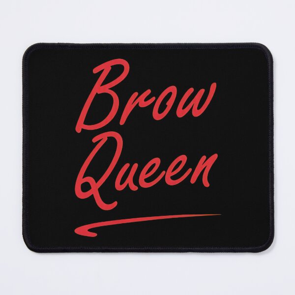 Item preview, Brow Queen Red Script Text Graphic designed and sold by ercszur.