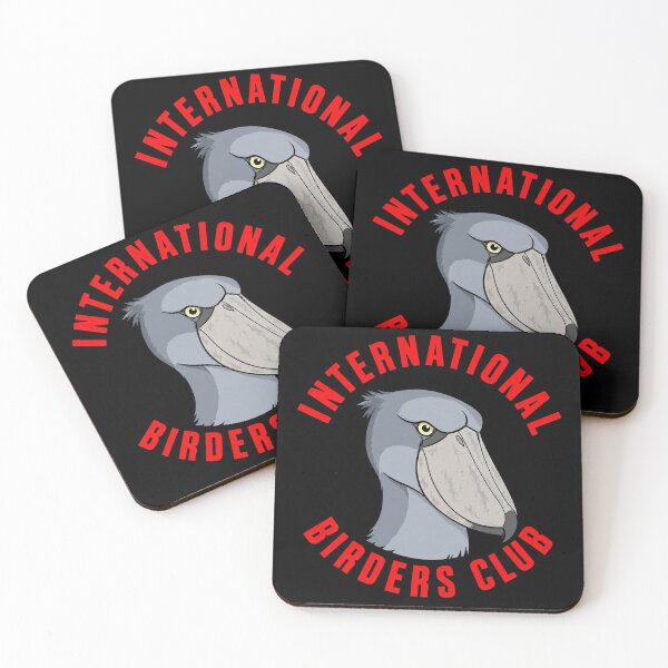 Item preview, Shoebill International Birders Club – Rare Birdwatching Design designed and sold by American Fieldmark Studio.