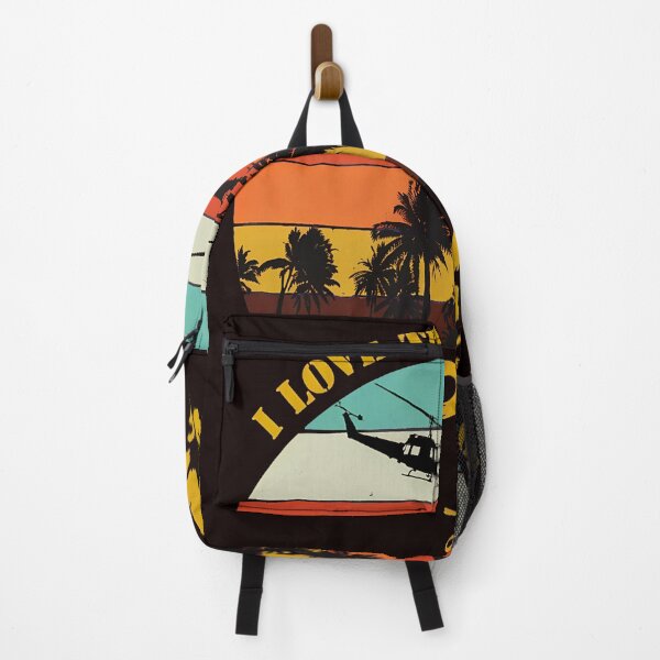 Item preview, Smell Of Napalm Morning Retro Sunset Helicopters Art designed and sold by FlipStrawSpot.