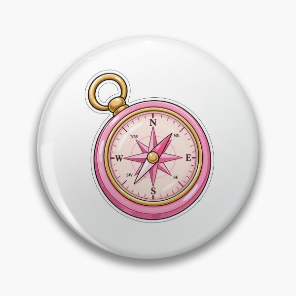 Item preview, Pink compass designed and sold by GridiStudio.