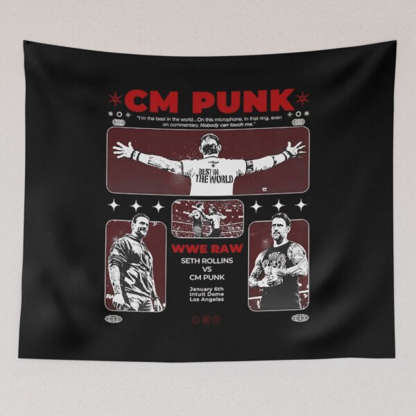 Item preview, Cm Punk Best In The World Wrestling Entertainment Raw Los Angeles Match designed and sold by JeyVel.