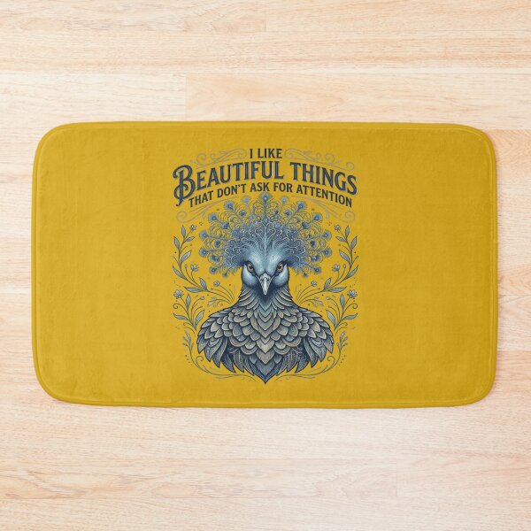 Item preview, Blue Crowned Pigeon I Like Beautiful Things That Don't Ask For Attention designed and sold by Max Store.