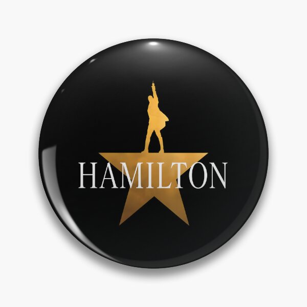 Item preview, Hamilton Inspired Gold Star Silhouette Broadway Musical designed and sold by SilentCosmos.